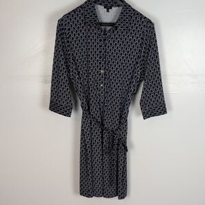 Talbots Belted Shirt Dress